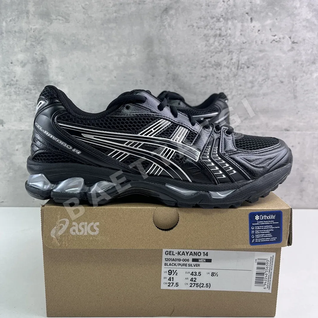 아식스 [ZC] 젤 카야노 14 1201A019-006 200240 Asics Gel-Kayano 14 Black Pure Silver