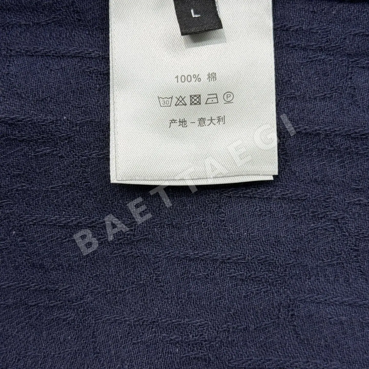 디올 오브리크 프린트 면 긴팔 셔츠 상세 이미지 9
