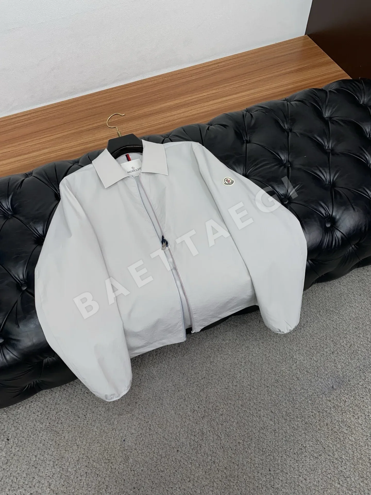 몽클레르 프린트 카라 자켓 상세 이미지 6