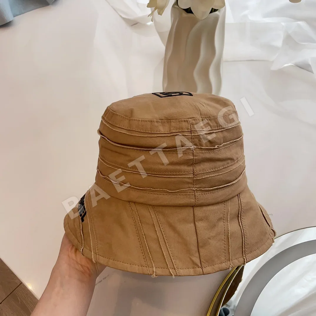 샤넬 빈티지 코튼 패치워크 버킷햇 상세 이미지 5