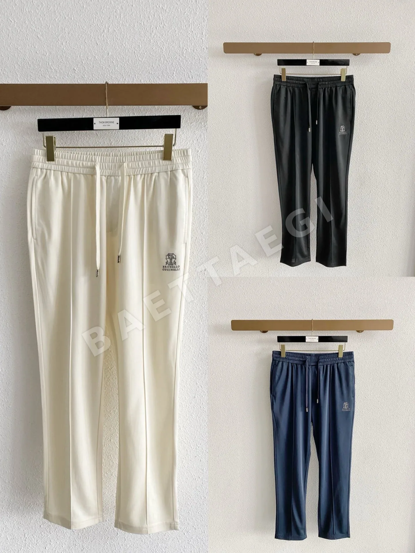 브루넬로쿠치넬리 린넨 혼방 남성 바지 상세 이미지 9