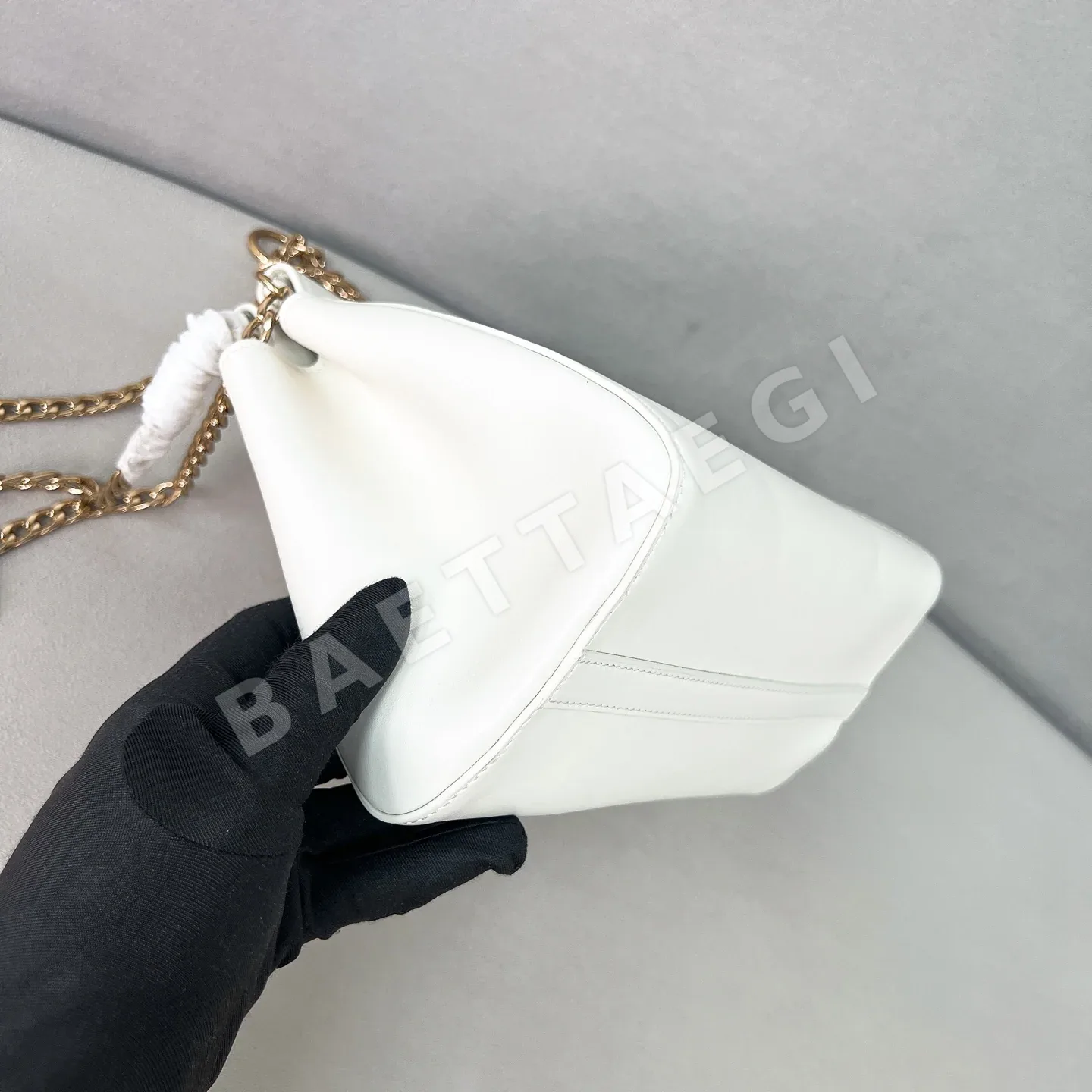 프라다 미니 앙쉐네 송아지가죽 핸드백 1BC263 상세 이미지 7
