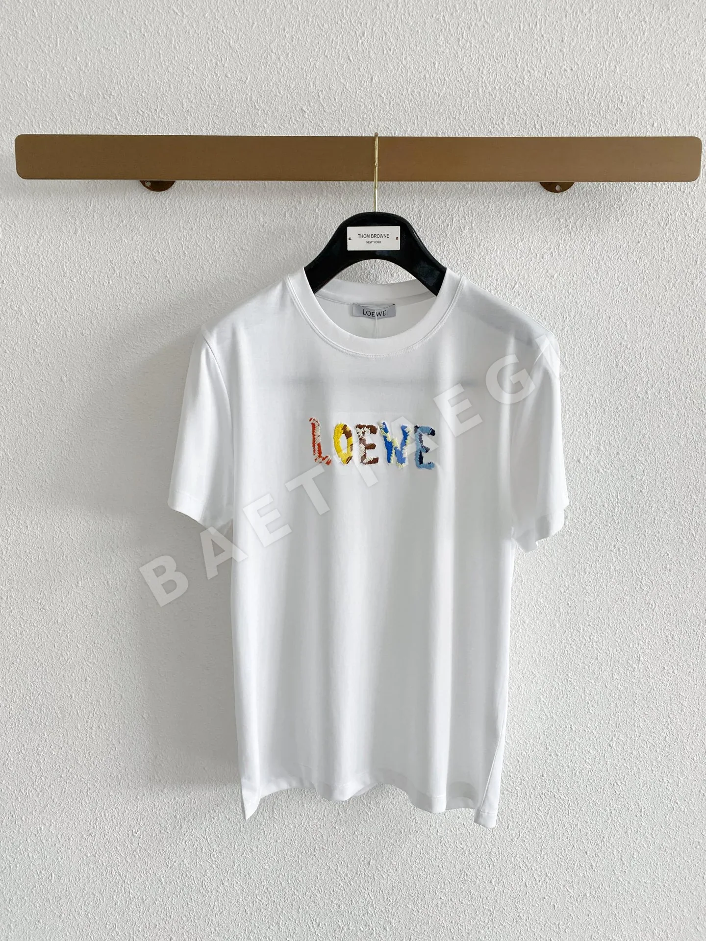 로에베 남성 크루넥 반팔 티셔츠 165520