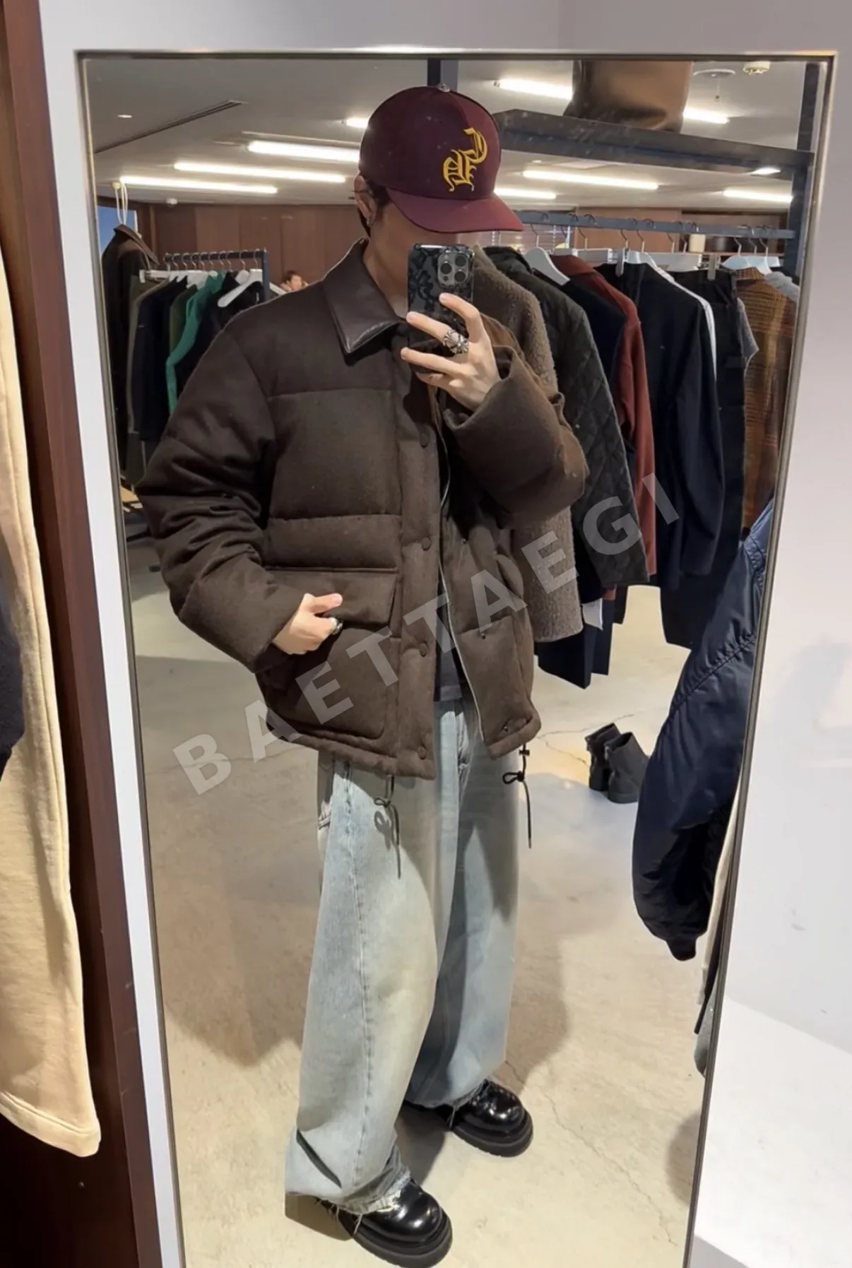 크롬하츠 옐로우 자수 컬러 블록 야구모자 상세 이미지 12