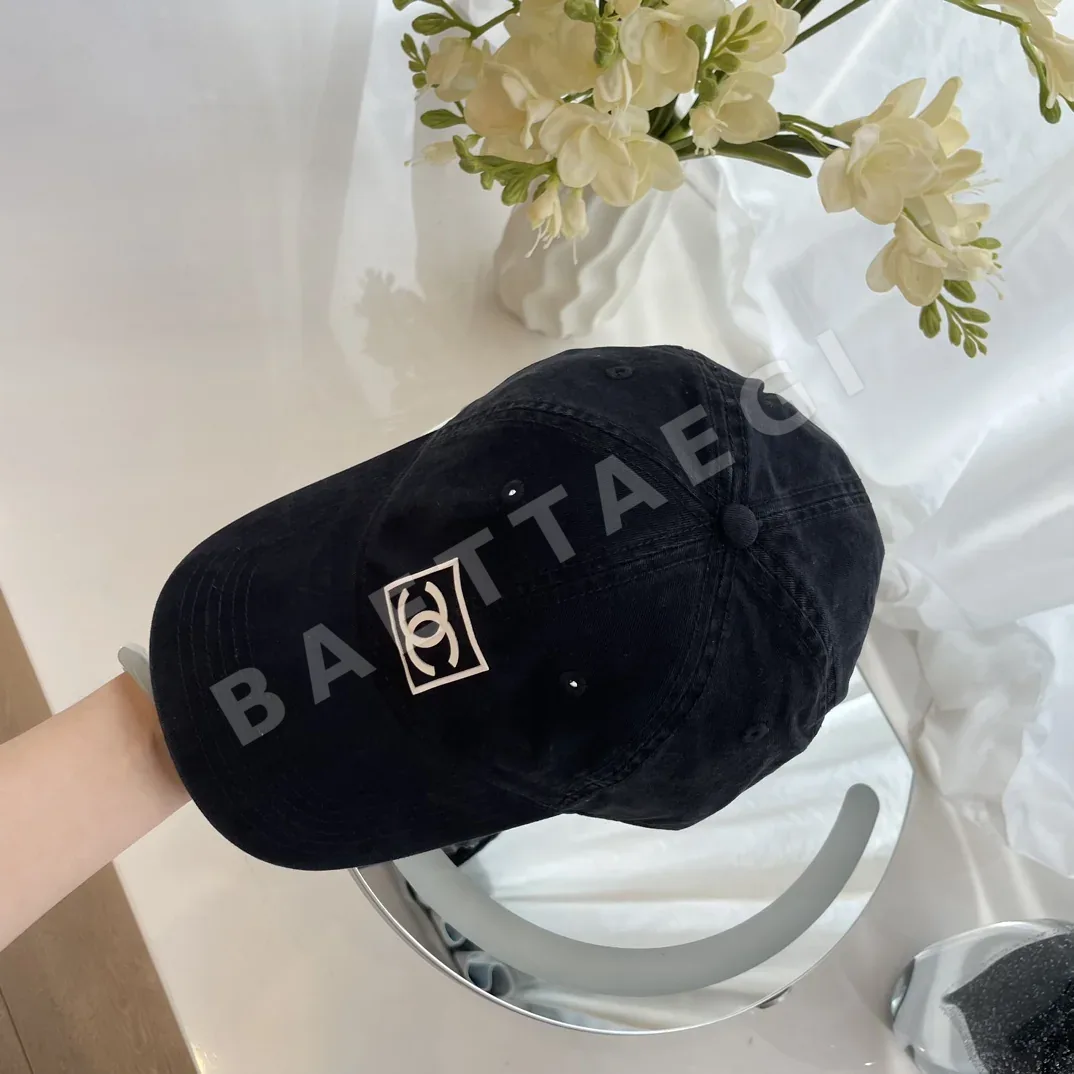 샤넬 빈티지 데미지 가공 배색 야구모자 상세 이미지 5
