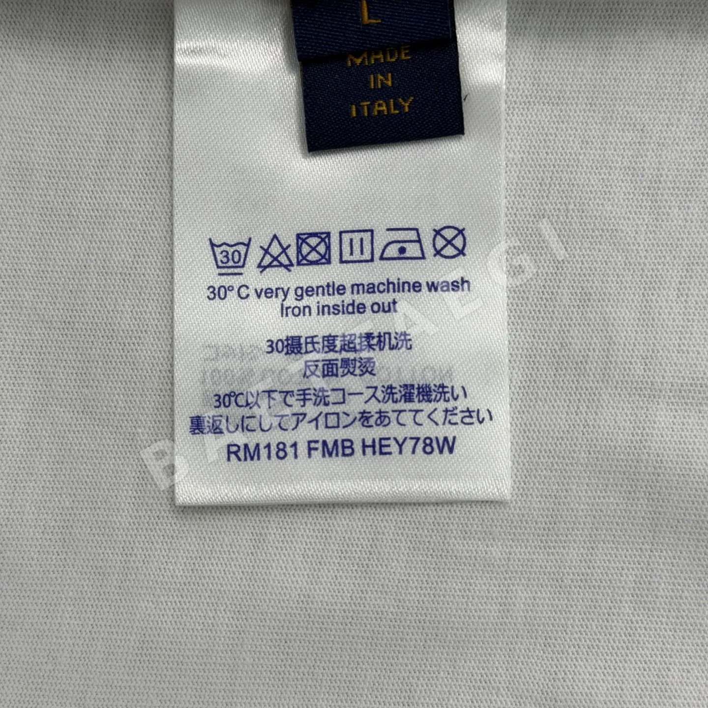 루이비통 반팔 크루넥 자수 티셔츠 상세 이미지 9