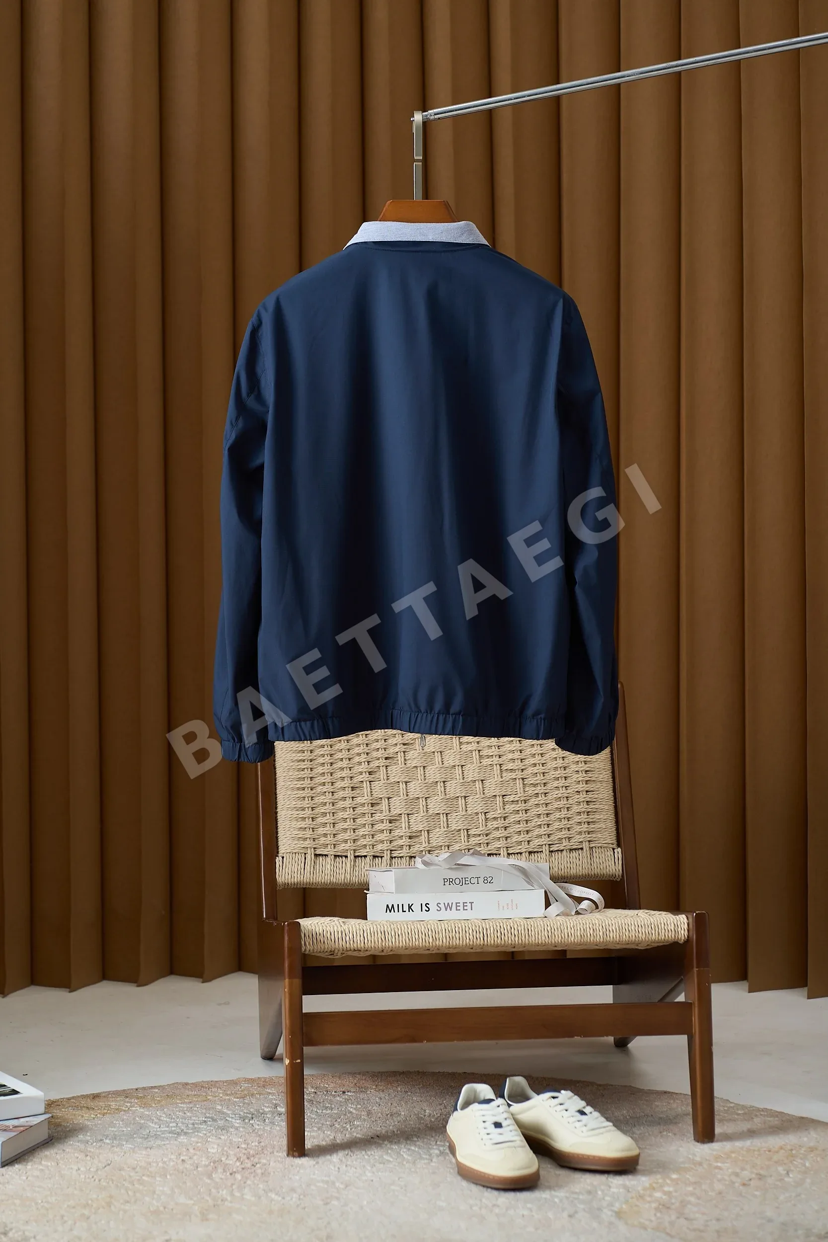 브루넬로쿠치넬리 더블 지퍼 리버서블 남성 자켓 상세 이미지 2