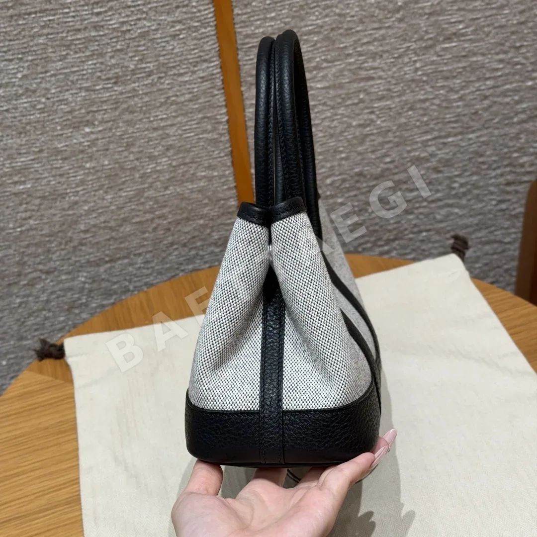 에르메스 가든파티 미니 캔버스 가방 상세 이미지 4