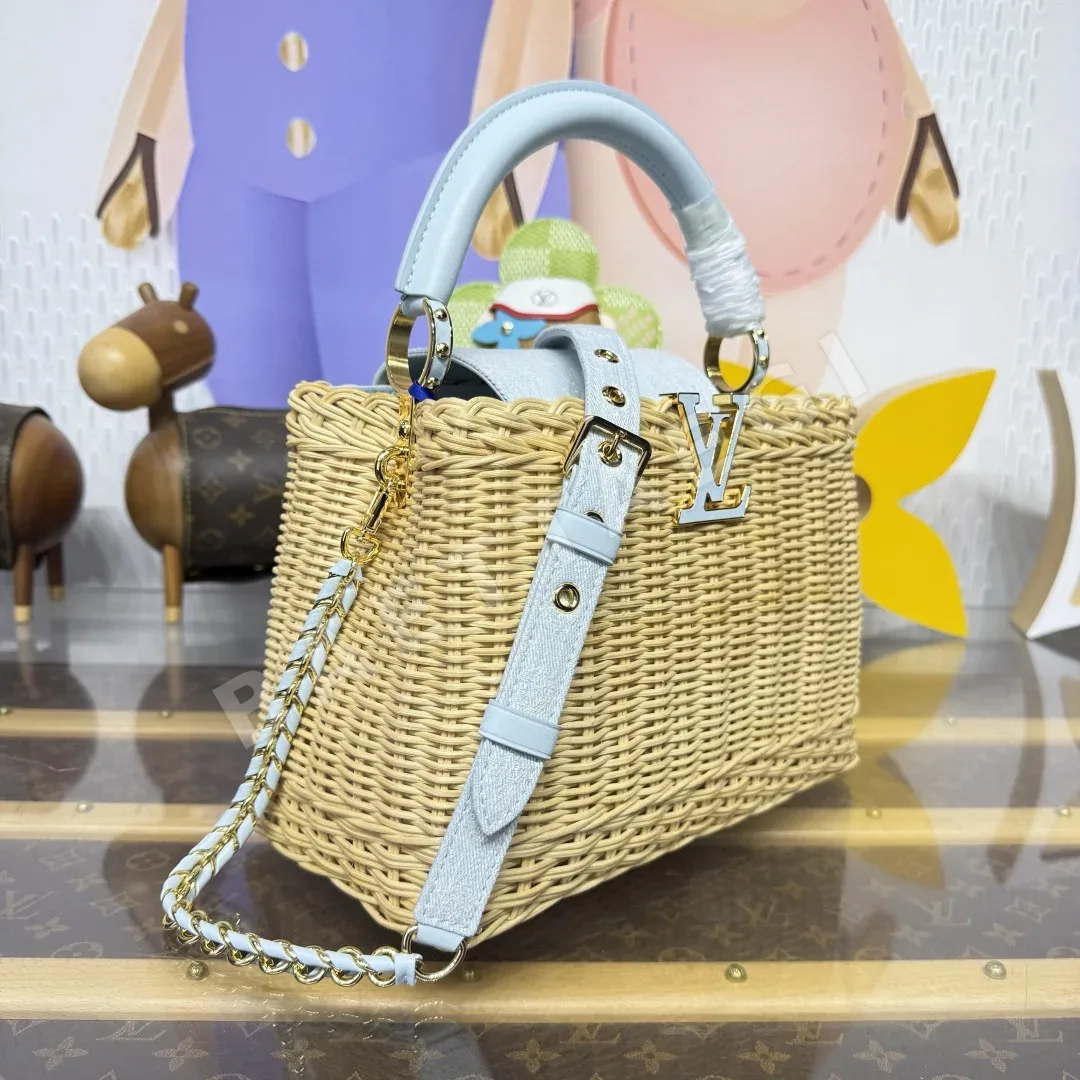 루이비통 캡슐 CC BB 라탄 데님 핸드백 M29501 상세 이미지 2