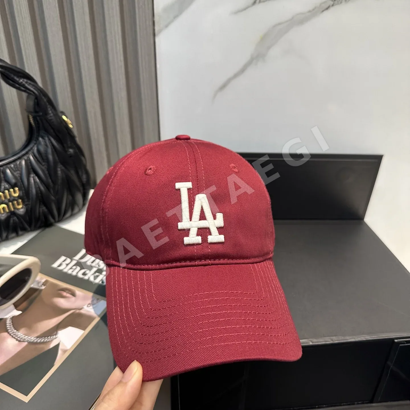 MLB 3D LA 자수 유니섹스 야구모자 상세 이미지 5