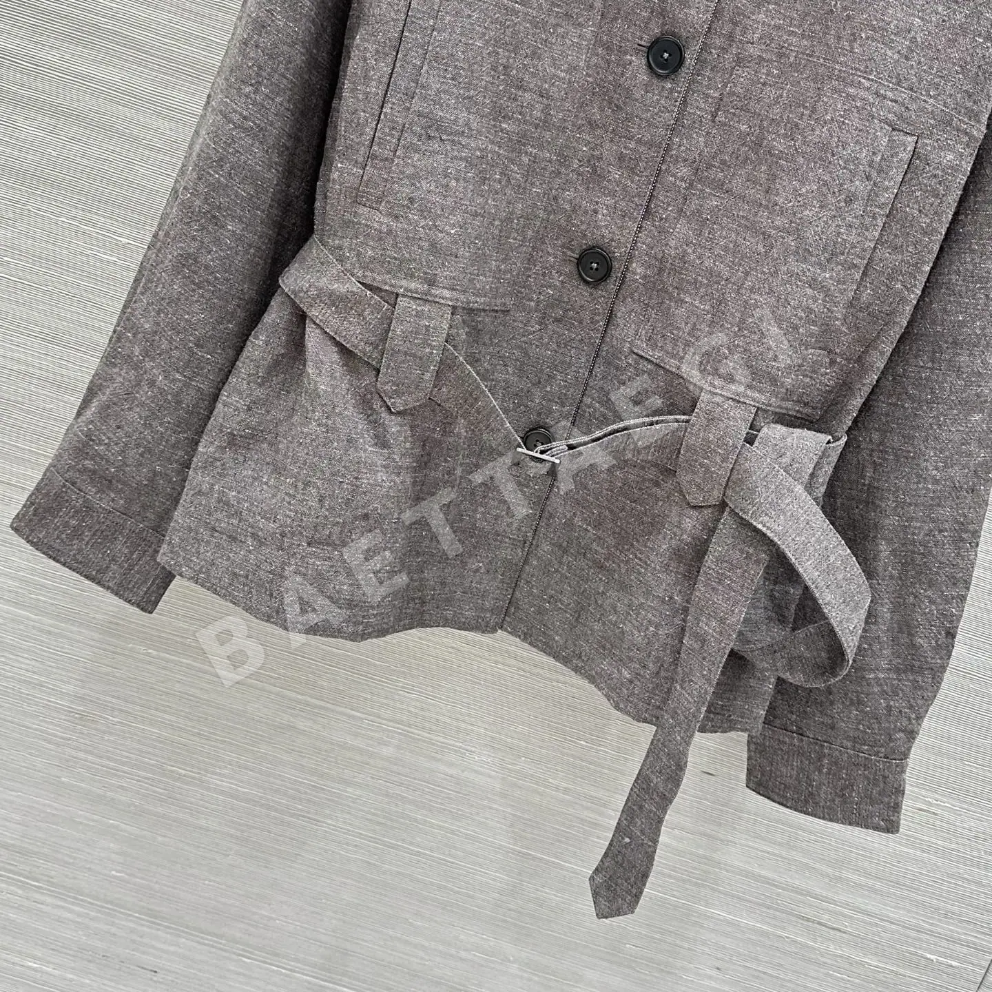 브루넬로쿠치넬리 린넨 벨트 자켓 상세 이미지 5