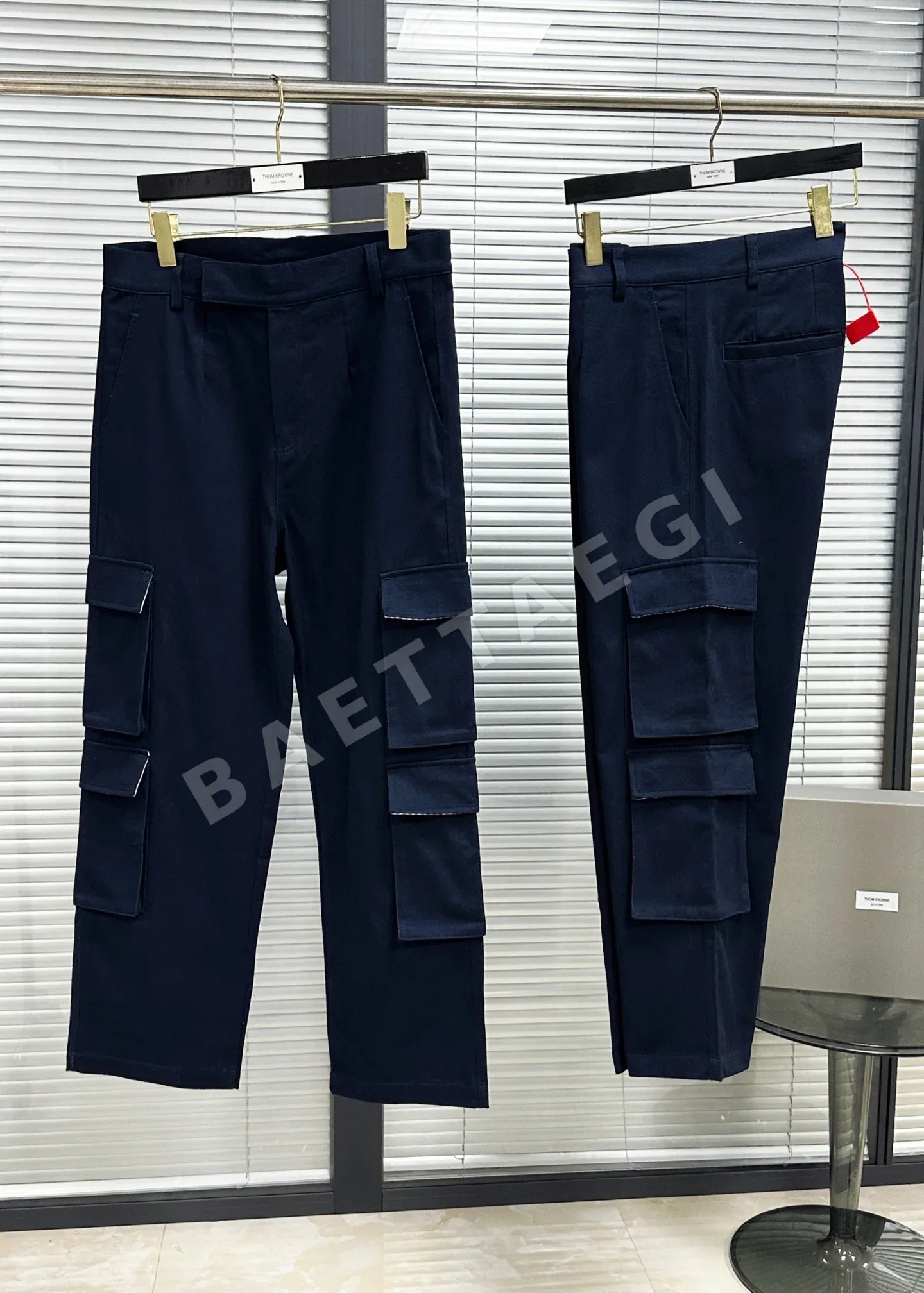 톰브라운 와이드 카고 워싱 남성 바지 레플리카 46718 Thom Browne 상세 이미지 5