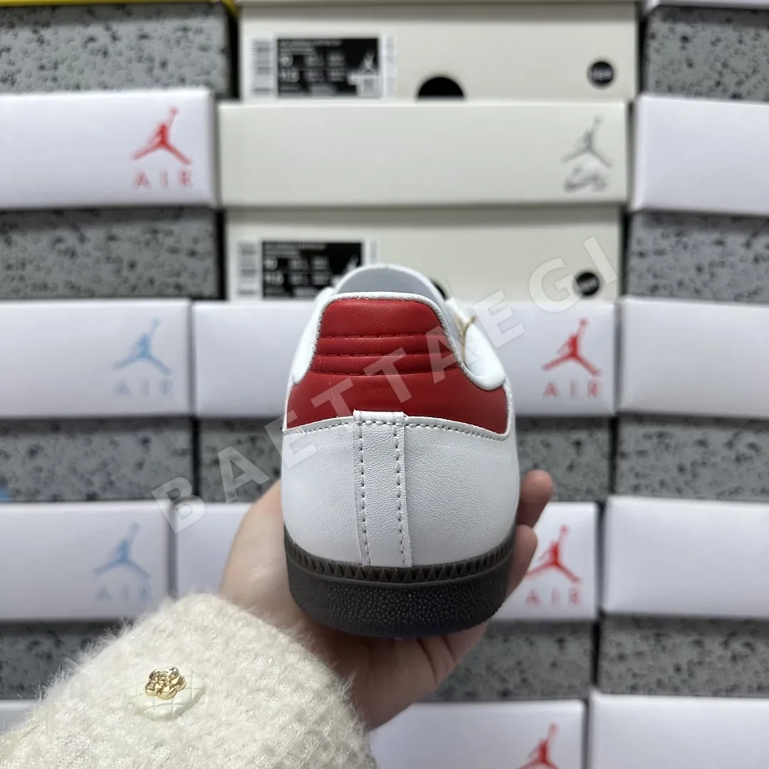 아디다스 [WZ] 삼바 OG IG1025 200689 Adidas Samba OG White Better Scarlet 상세 이미지 5