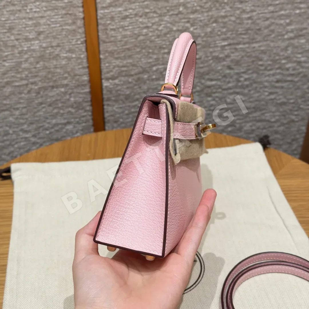 에르메스 미니 켈리 2 염소가죽 가방 상세 이미지 3