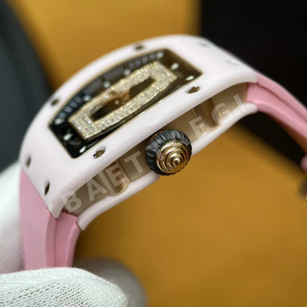 리차드밀 RM07-01 핑크 세라믹 사파이어 티타늄 다이아 남성 시계 레플리카 44971 Richard Mille 상세 이미지 4