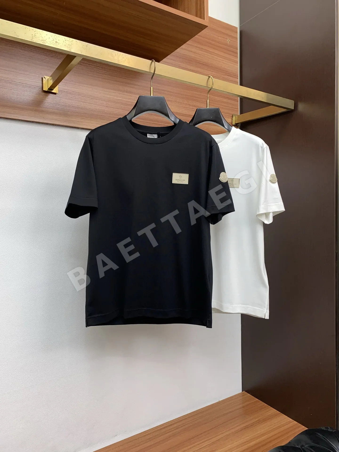 몽클레르 코튼 라운드넥 반팔 티셔츠 상세 이미지 8
