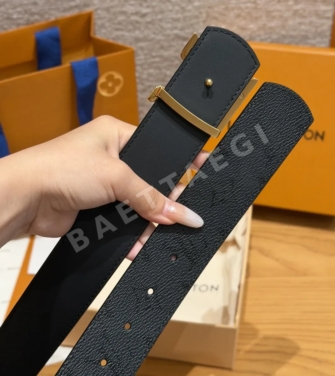루이비통 디멘션 40mm 리버시블 벨트 상세 이미지 5