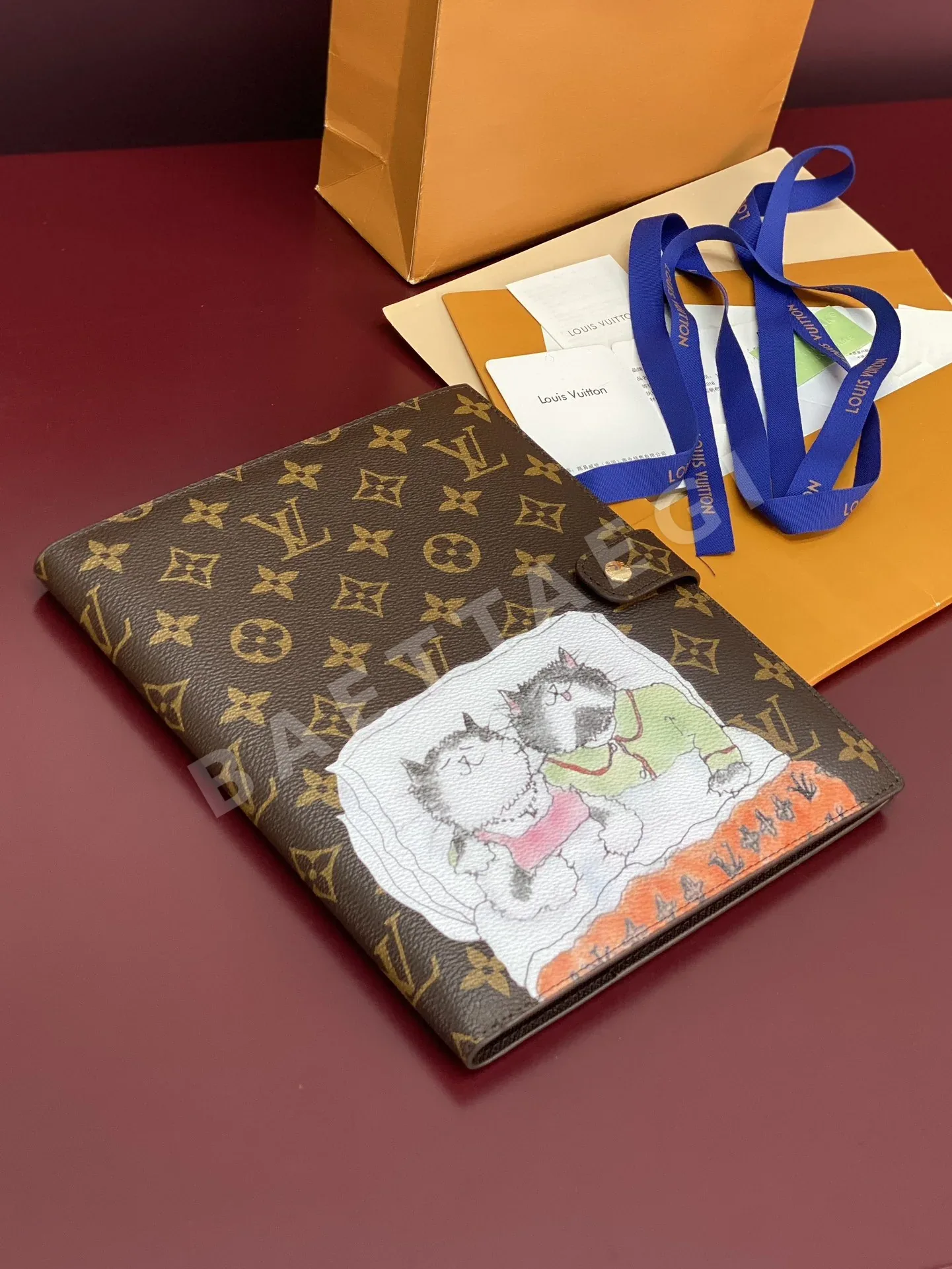 루이비통 그레이스 코딩턴 카토그램 모노그램 캔버스 실크스크린 고양이 프린트 가방 GL1395 상세 이미지 4