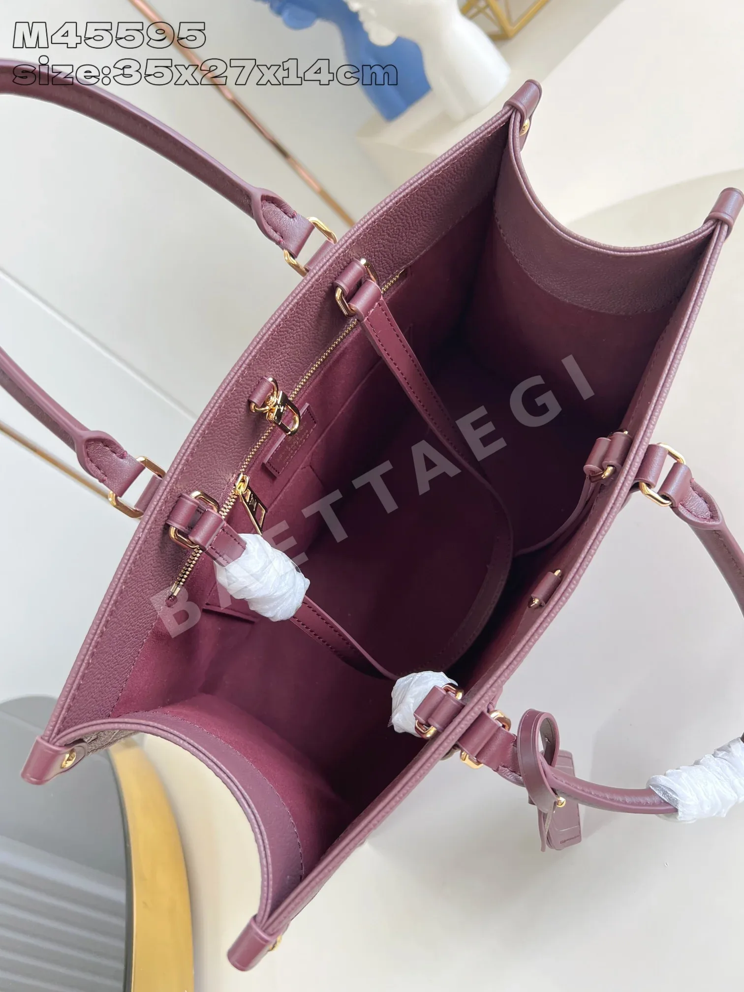 루이비통 M45595 온더고 핸드백 미디엄 모노그램 앙프렝뜨 상세 이미지 8
