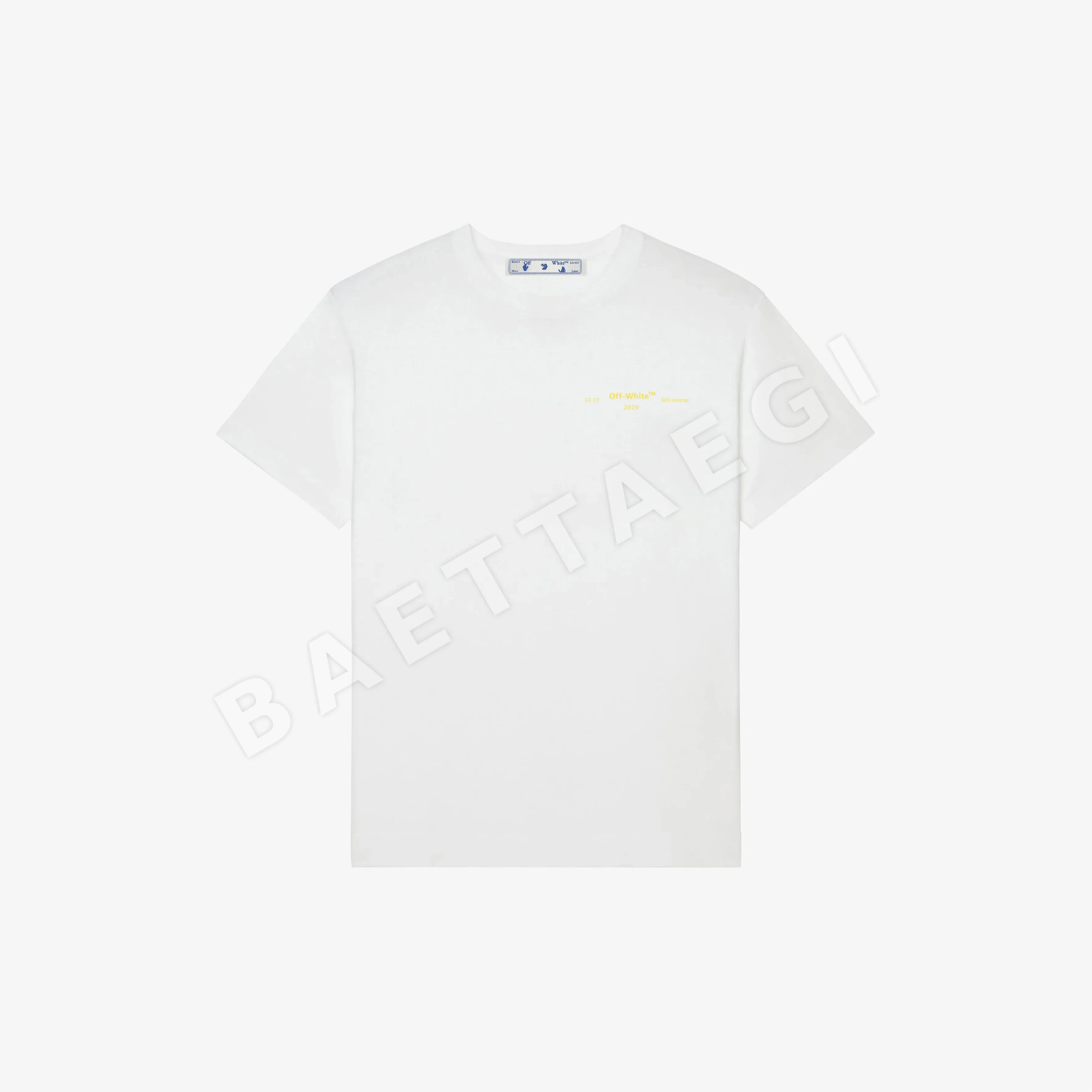 오프화이트 남성 반팔 티셔츠 87694