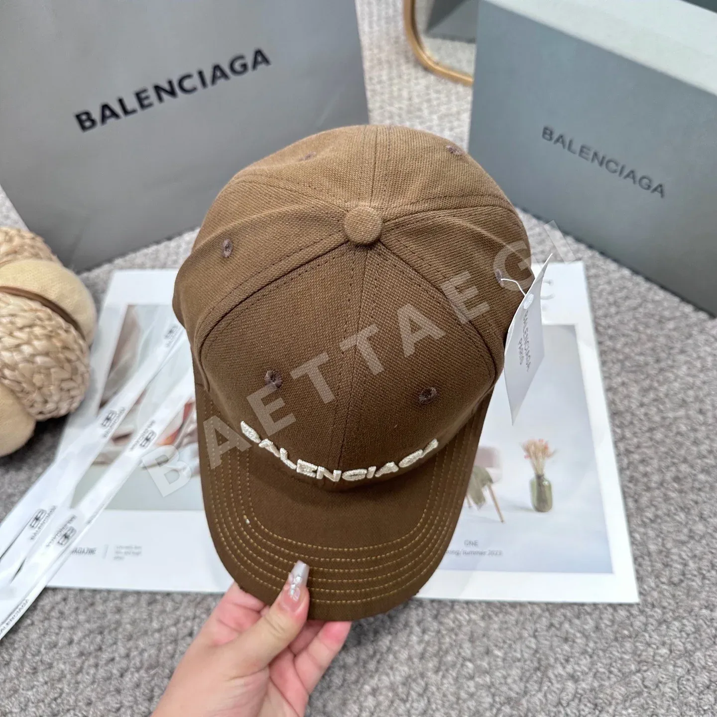 발렌시아가 모자 81720 Balenciaga Cap 상세 이미지 5