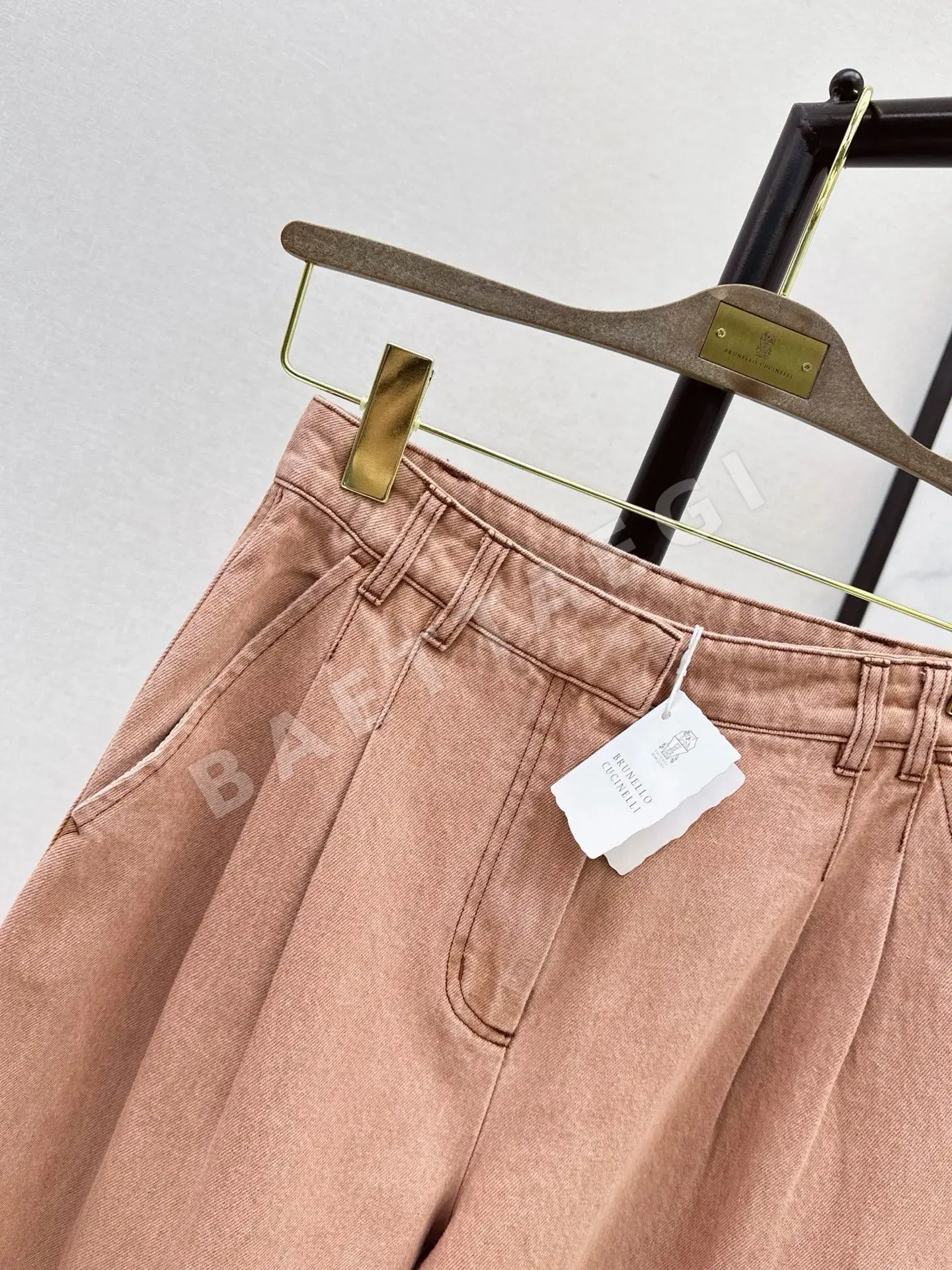 브루넬로쿠치넬리 워시드 데님 여성 바지 상세 이미지 5
