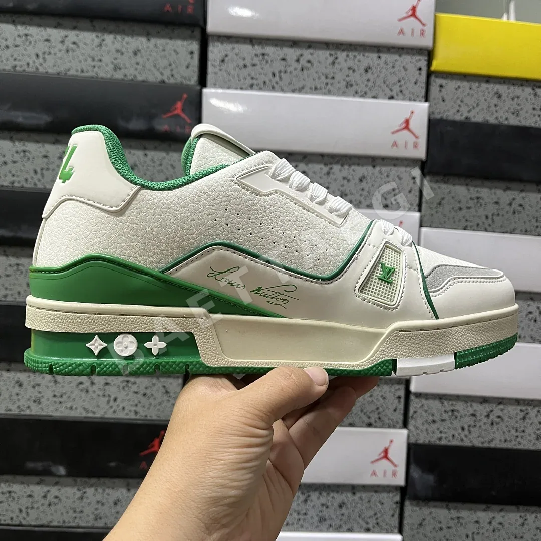 루이비통 [D1] V2 12 화이트 그린 205851 Louis Vuitton V2-12 상세 이미지 4