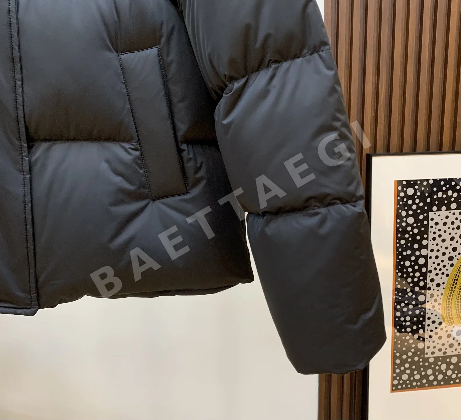셀린느 화이트 구스다운 여성 패딩 재킷 상세 이미지 7
