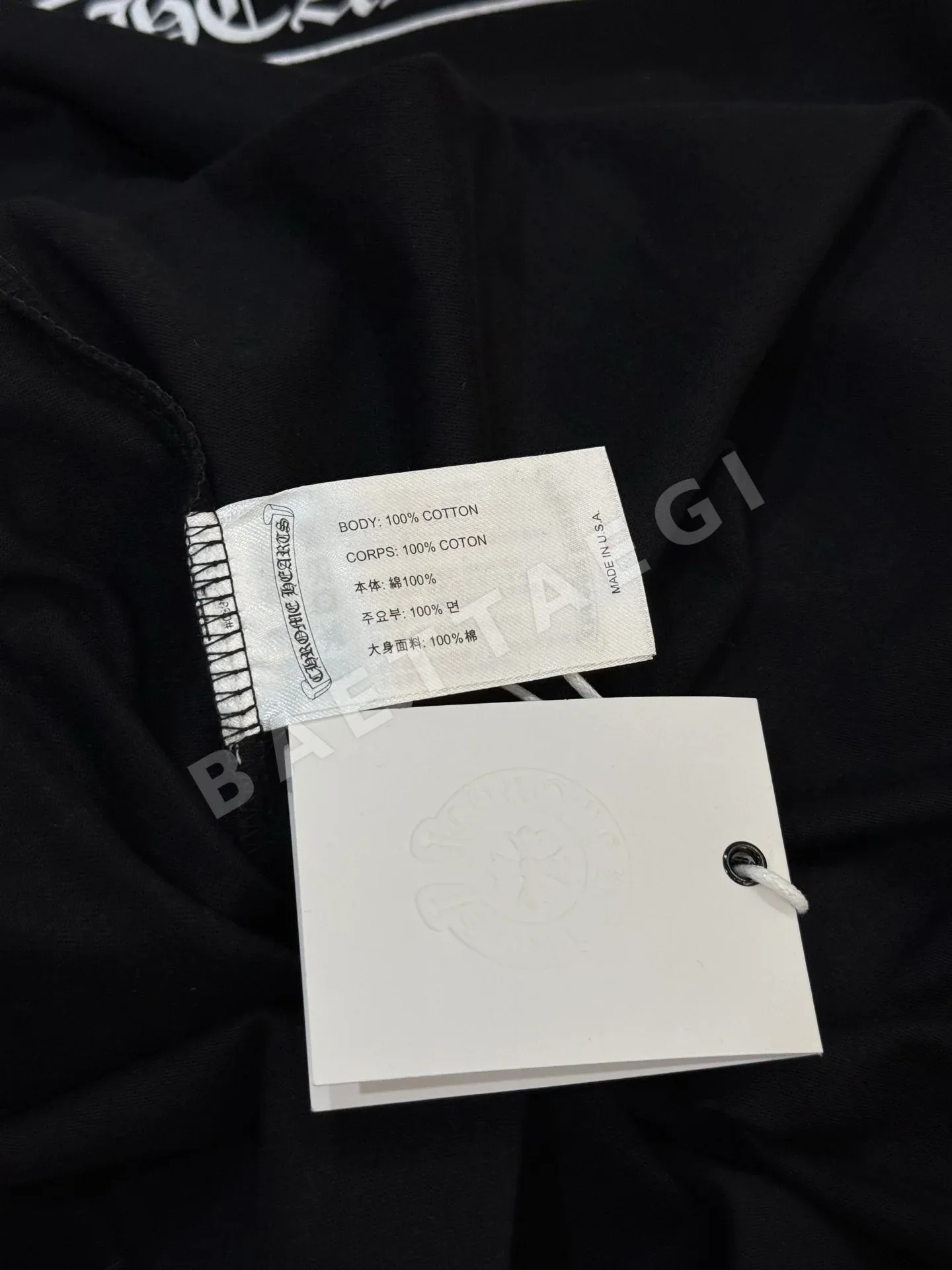 크롬하츠 두루마리 무늬 산스크리트어 프린트 남성 긴팔 셔츠 상세 이미지 6