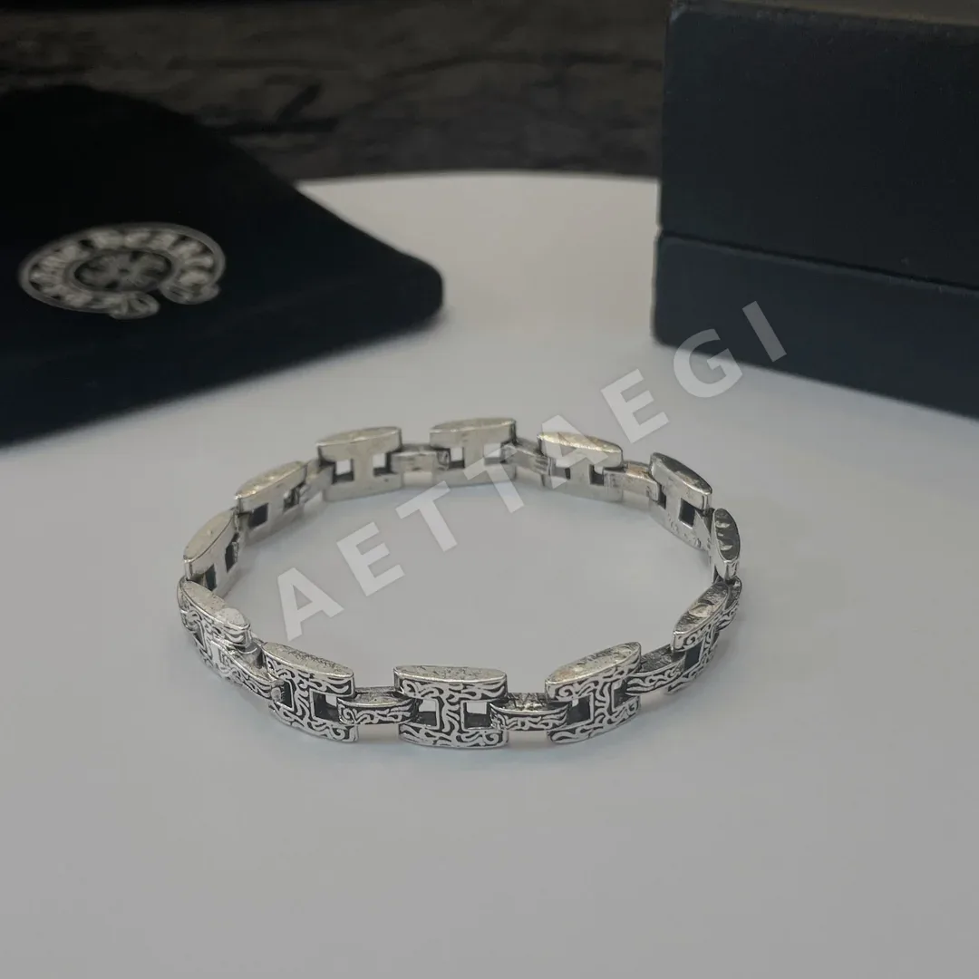 크롬하츠 레트로 엠보싱 팔찌 61789