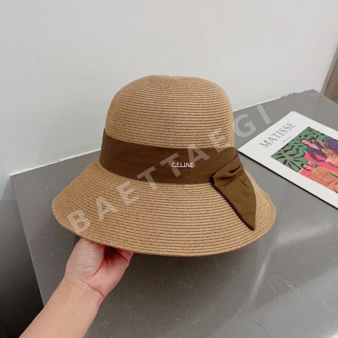 셀린느 파피루스 밀짚 접이식 모자 상세 이미지 3