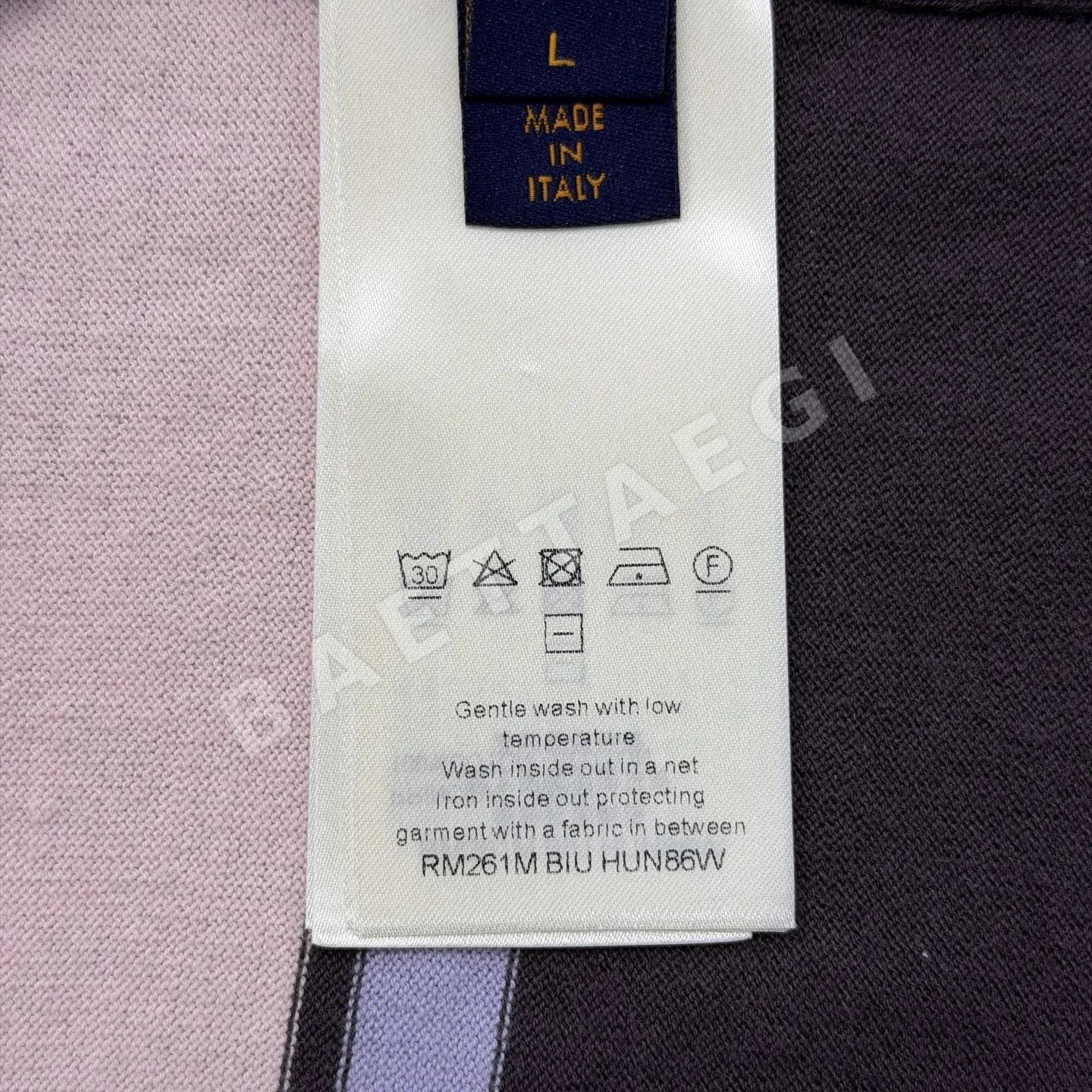 루이비통 컬러 블록 라운드넥 반팔 티셔츠 상세 이미지 9