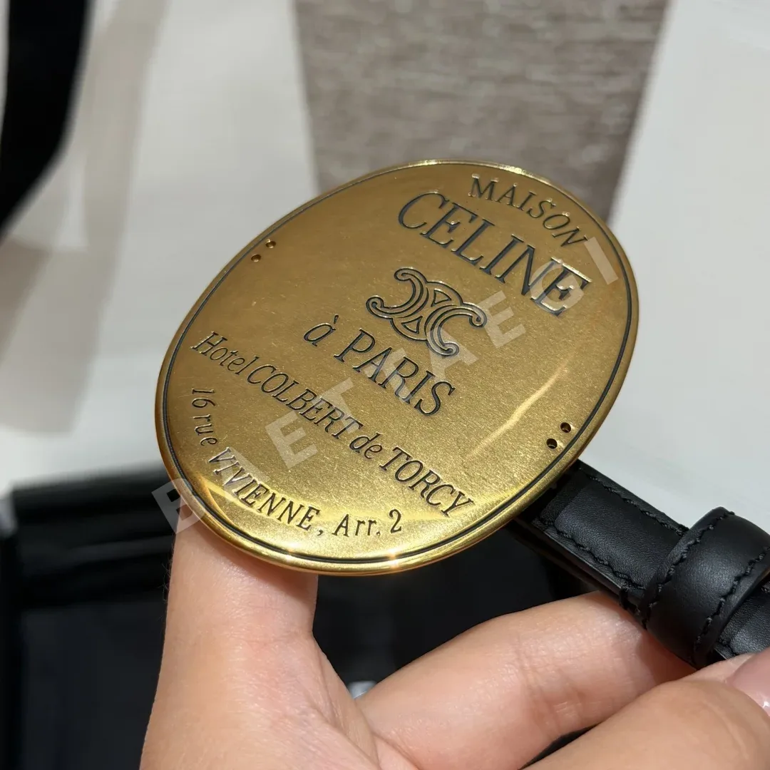 셀린느 메종 13mm 가죽 벨트 상세 이미지 5