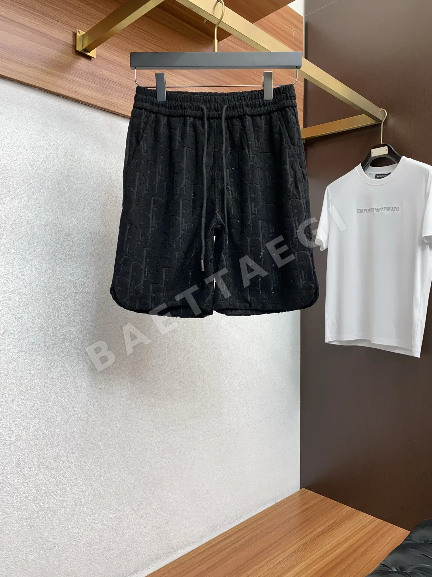 디올 퓨어 코튼 크루넥 남성 반팔 티셔츠 상세 이미지 6