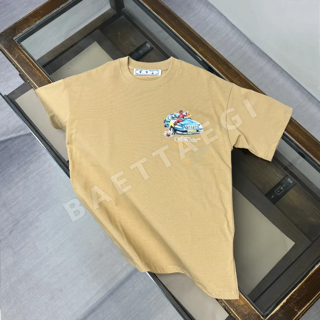 오프화이트 남성 반팔 티셔츠 87237