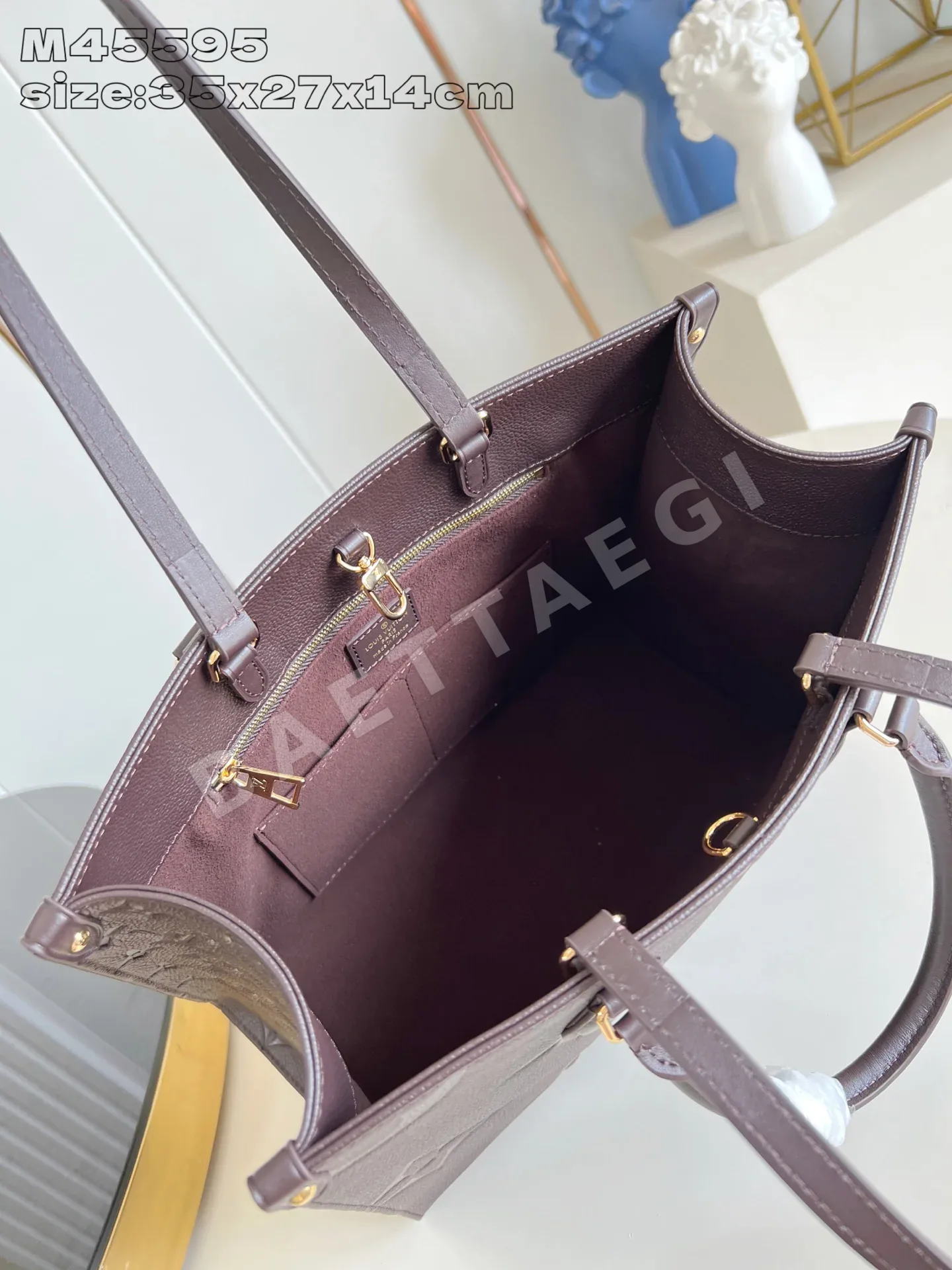 루이비통 M45595 온더고 핸드백 미디엄 모노그램 앙프렝뜨 상세 이미지 7