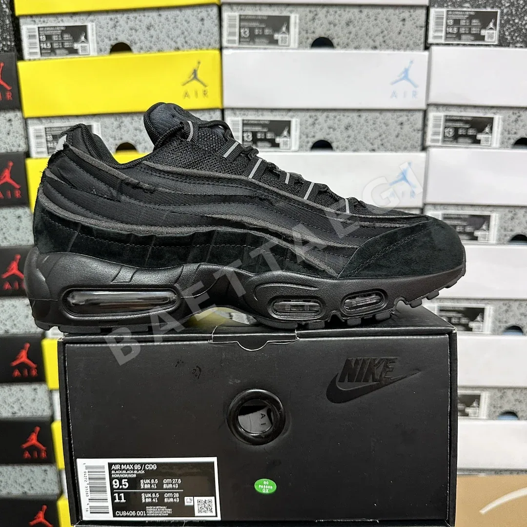 나이키 [GX] 에어 맥스 95 CU8406-001 201217 Nike Air Max 95 Comme Des Garcons Black CDG