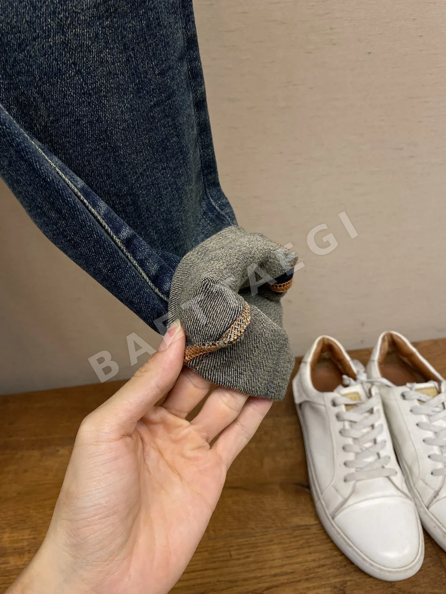 펜디 남성 슬림핏 바지 상세 이미지 6