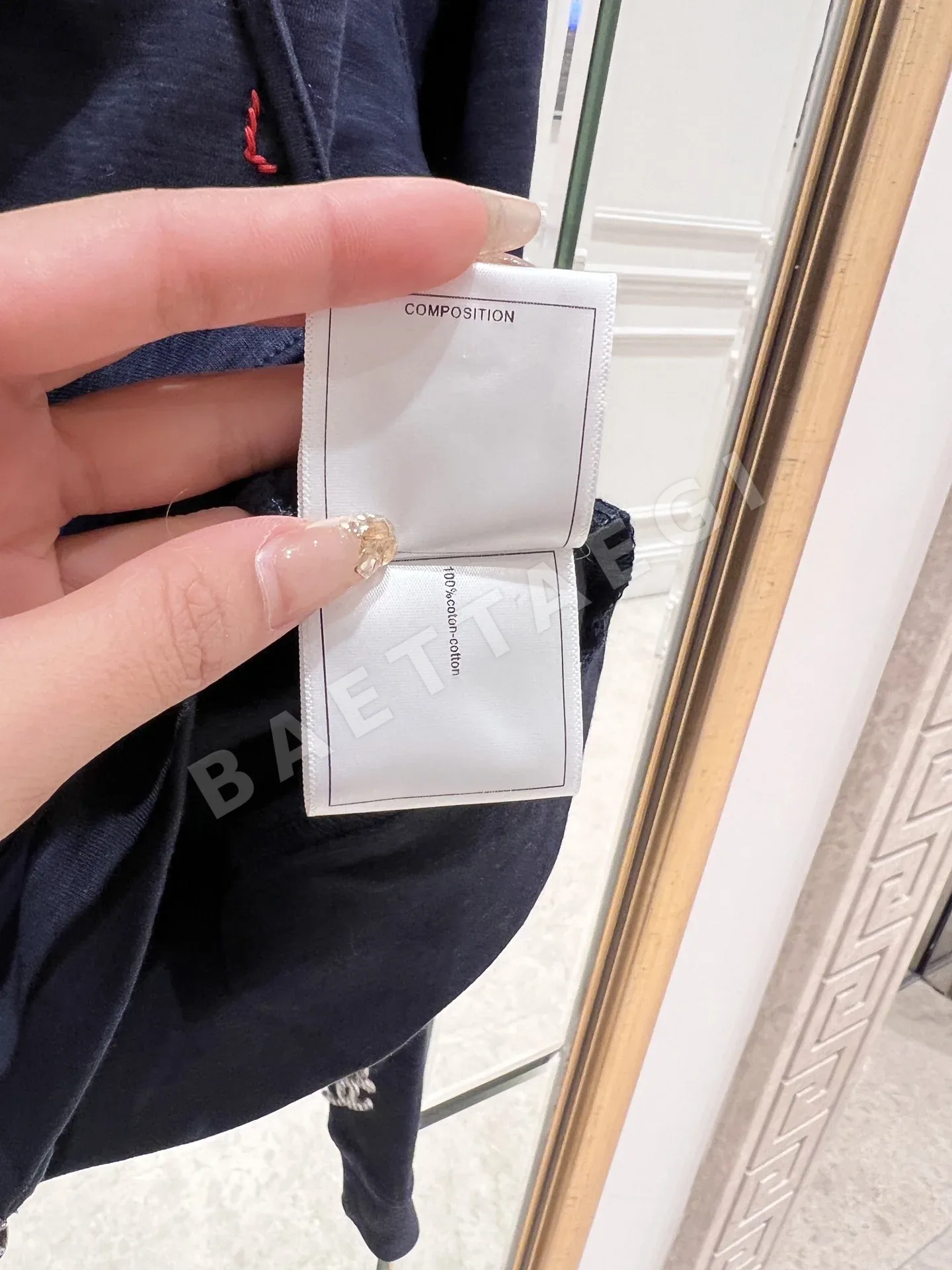 샤넬 자수 후드 스웨트셔츠 긴팔 여성의류 상세 이미지 6
