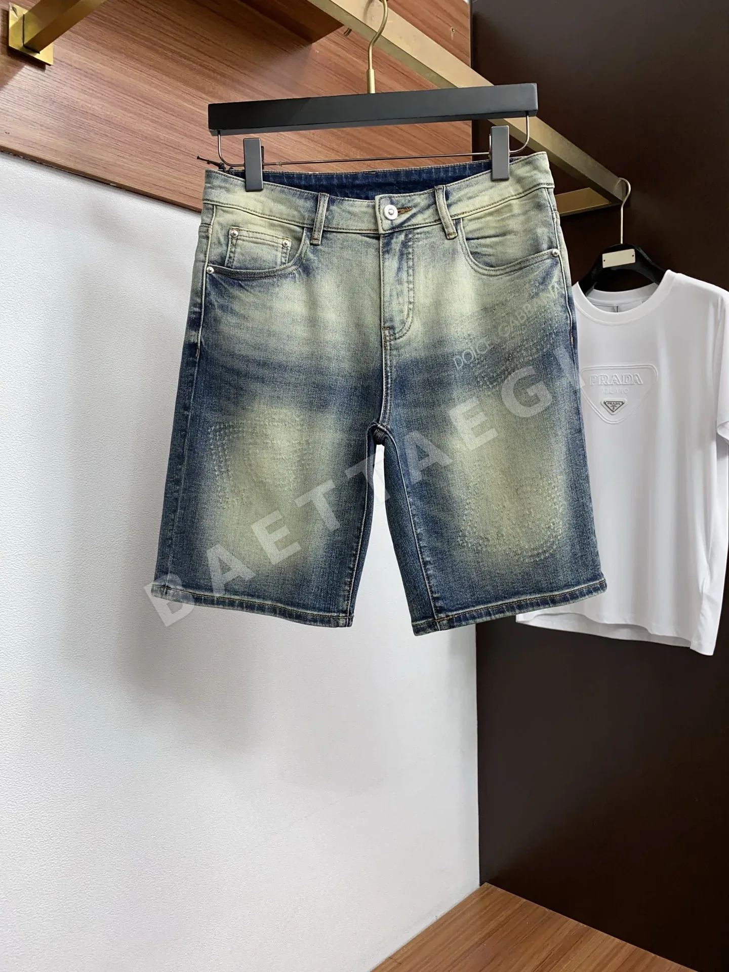 돌체앤가바나 데님 남성 반바지 65796