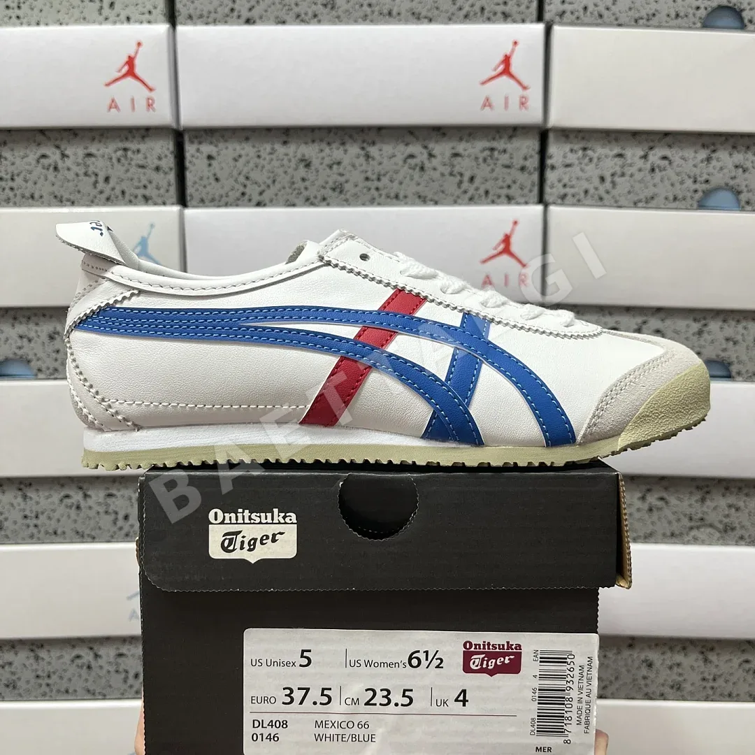 오니츠카타이거 [QC] 멕시코 66 DL408-0146 202275 Onitsuka Tiger Mexico 66 White Blue Red 상세 이미지 1