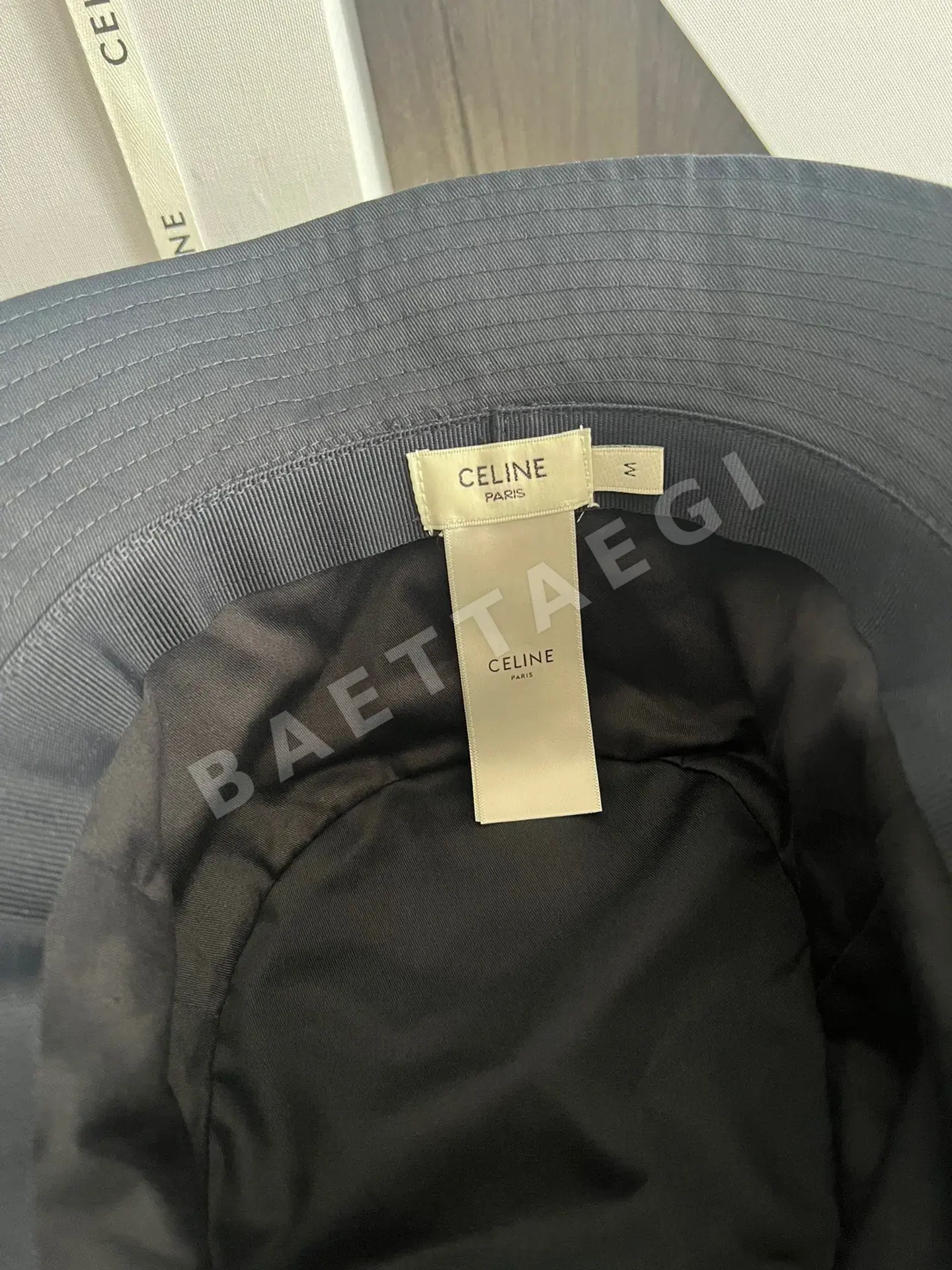 셀린느 자수 린넨 피셔맨 햇 상세 이미지 5