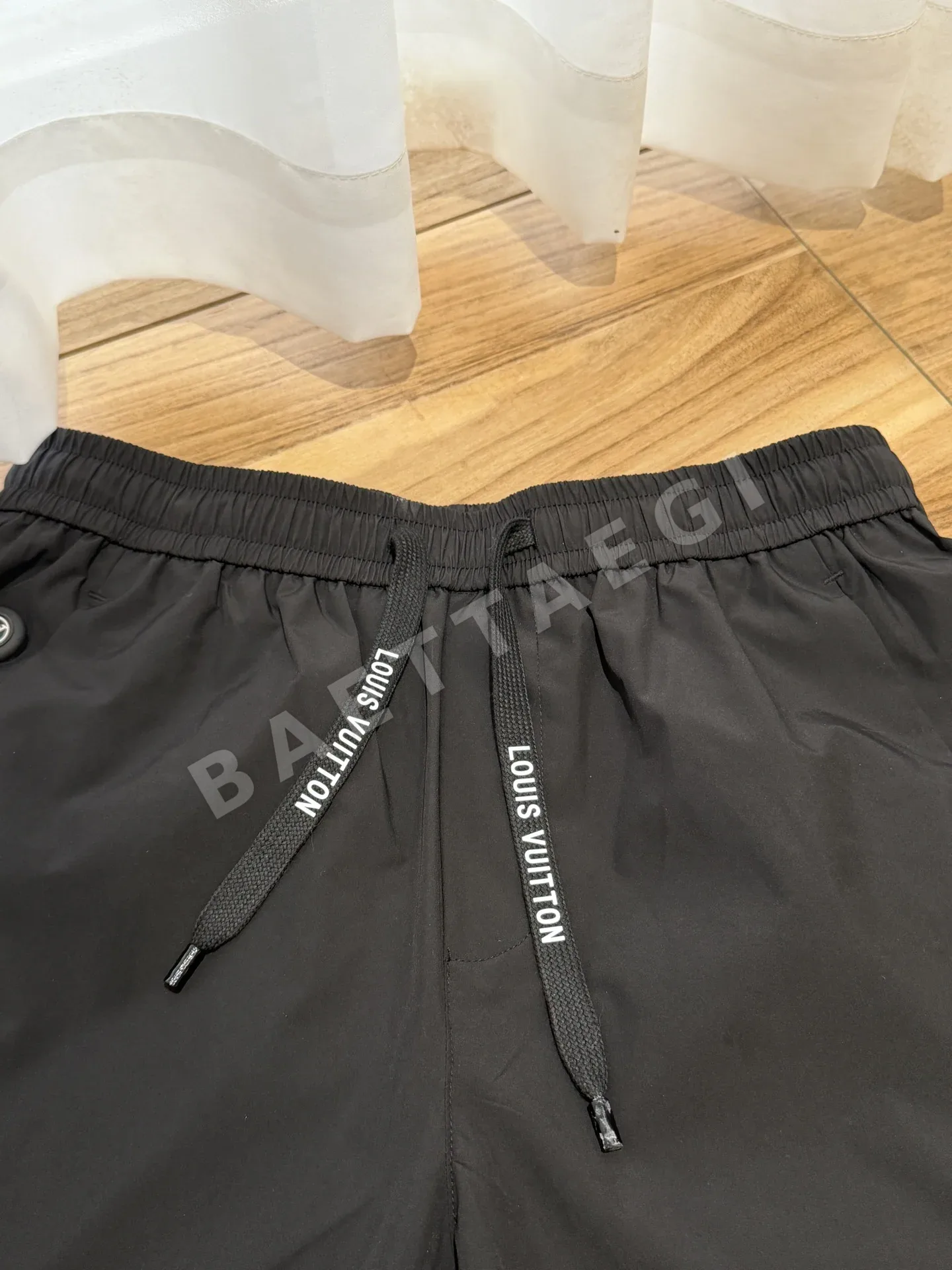 루이비통 남성 린넨 반바지 상세 이미지 5