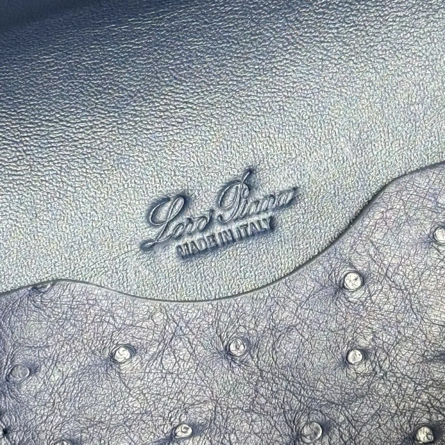 로로피아나 엑스트라 L23 오스트리치 가죽 숄더백 상세 이미지 10
