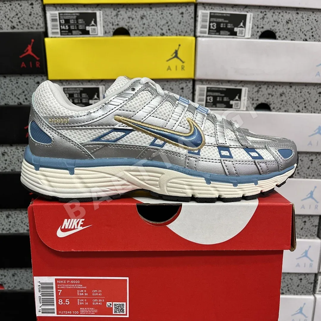나이키 [CS] P 6000 HJ7246-100 201532 Nike P-6000 Metallic Silver Aegean Storm