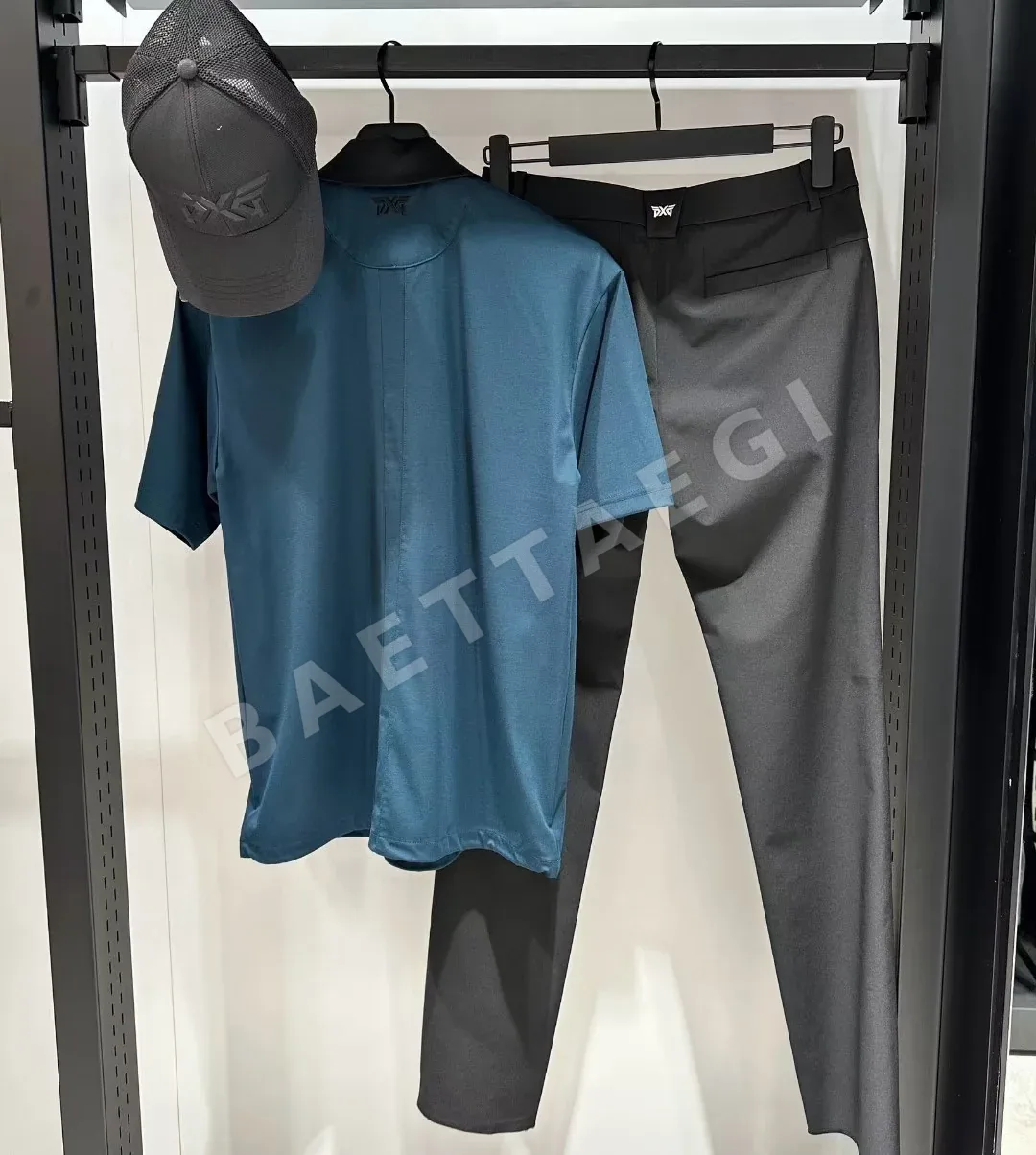 PXG 남성 하프 지퍼 카라 반팔 골프웨어 상세 이미지 8