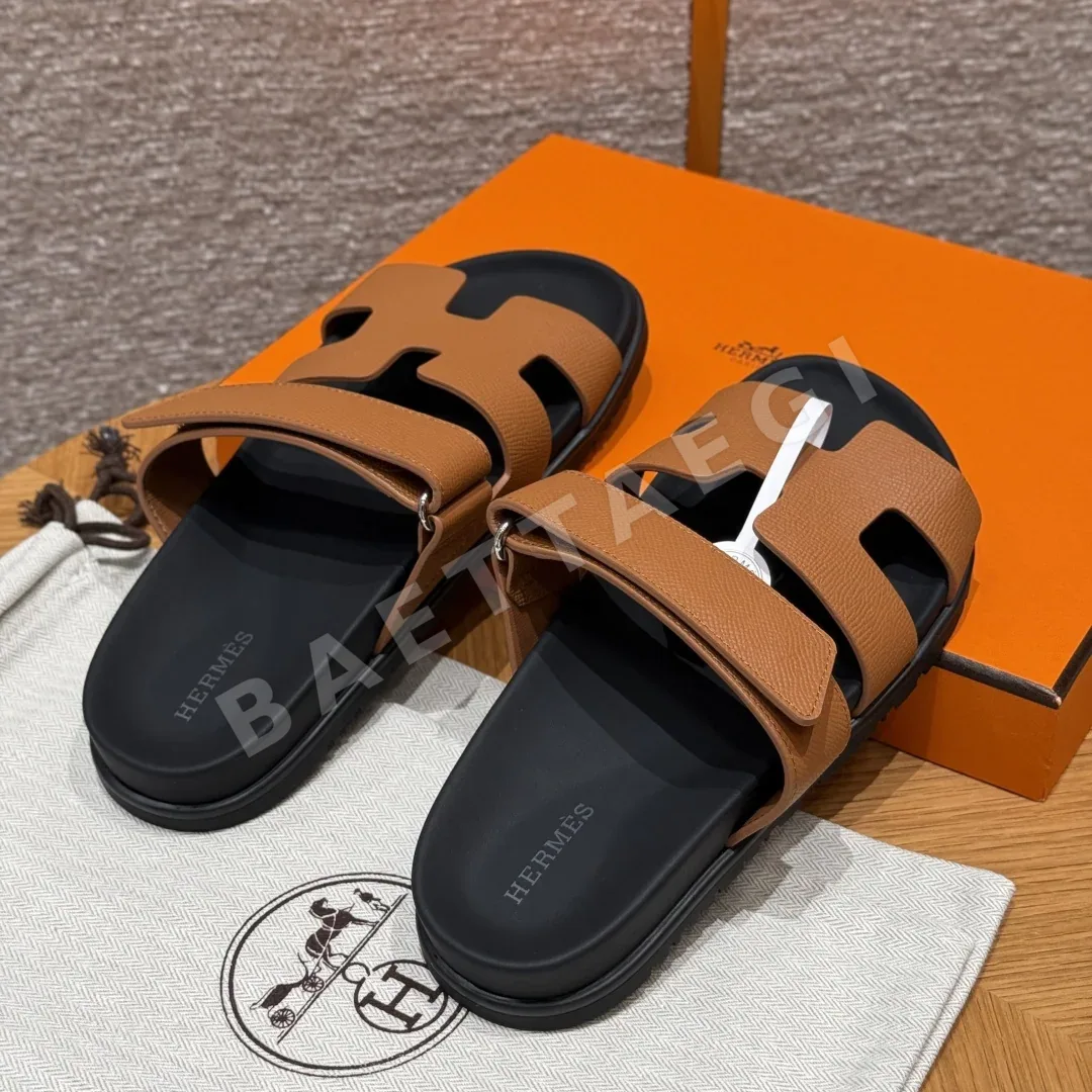 에르메스 시프레 Calfskin 야자수 프린트 상세 이미지 4