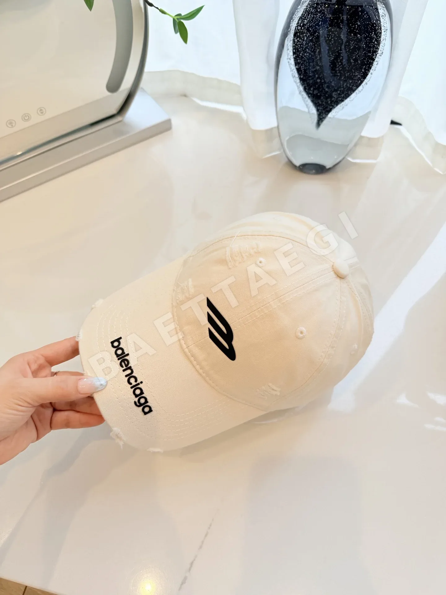 발렌시아가 마카롱 베이스볼 모자 상세 이미지 2