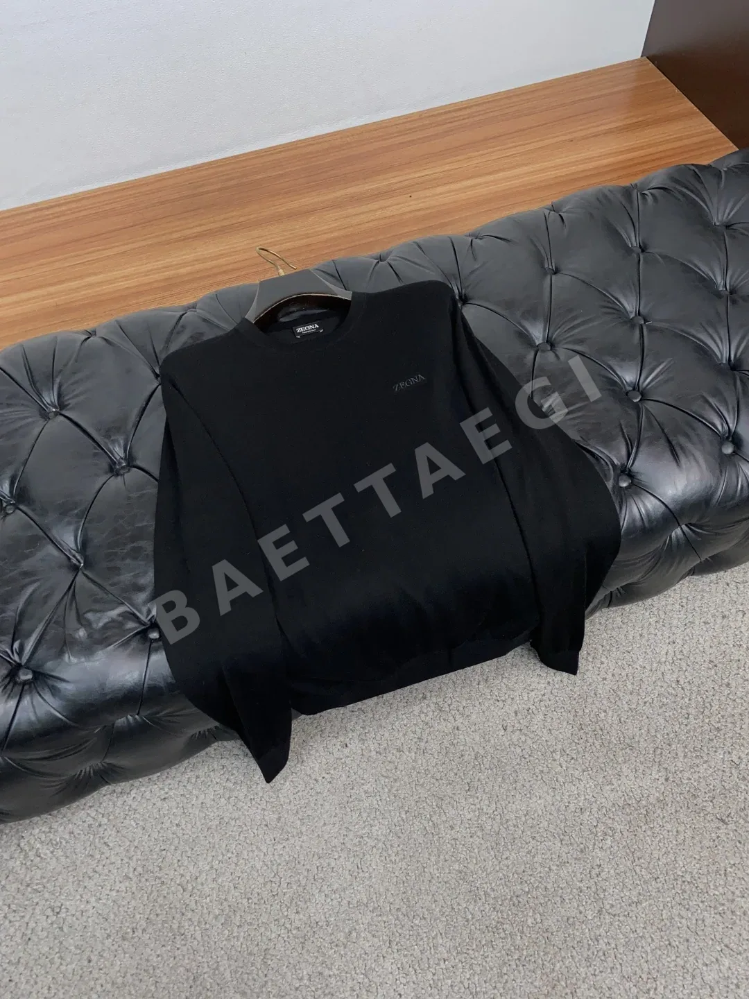 제냐 울 혼방 양면 터틀넥 남성 긴팔 상세 이미지 9