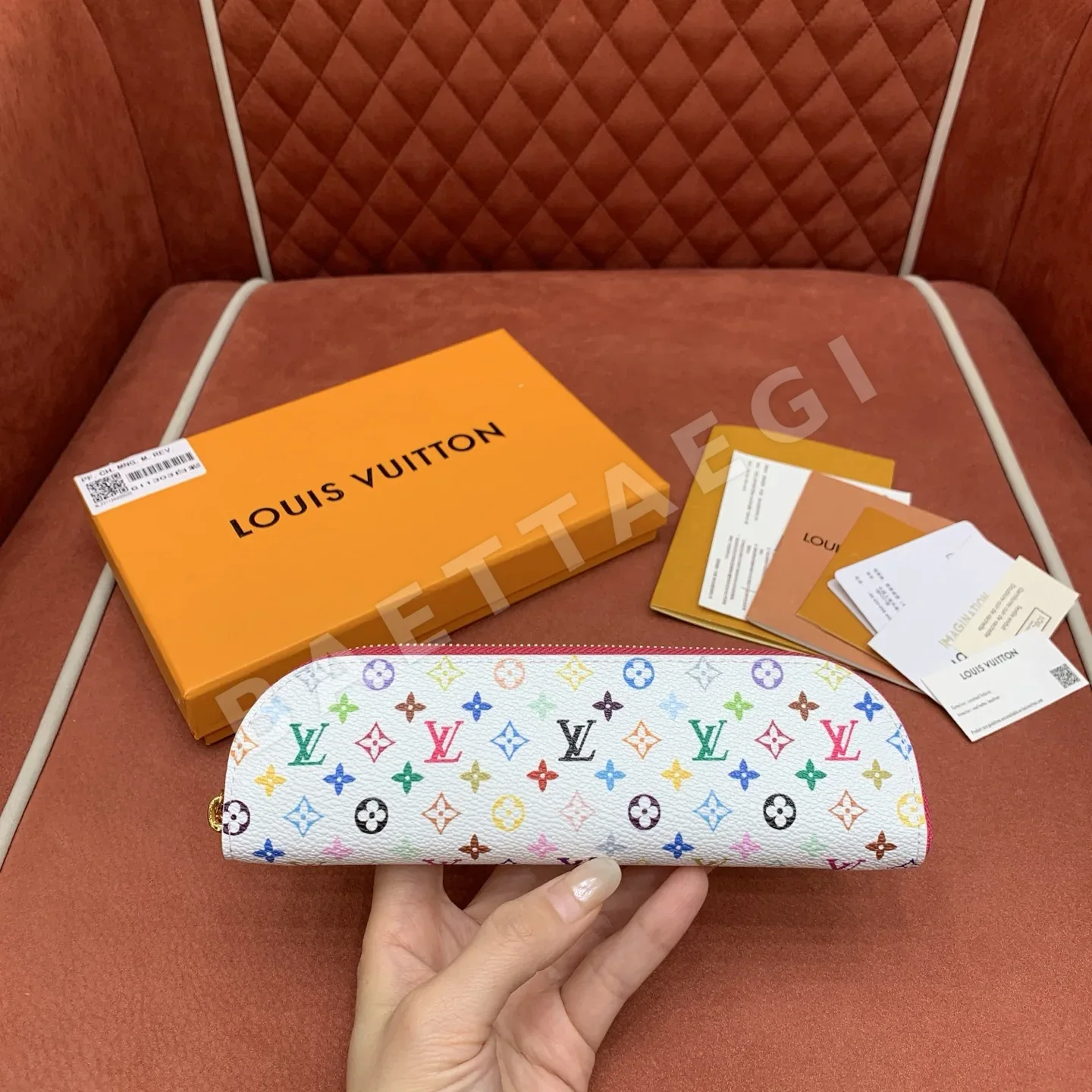 루이비통 흰색 삼색 지갑 GI1303